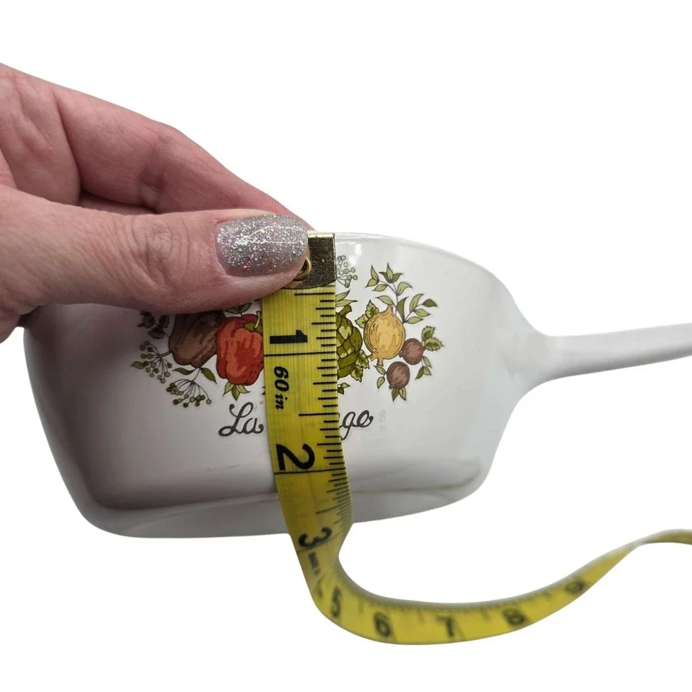 CorningWare La Sauge P-81‎ 1 Pint Saucepan with Lid Vintage Cookware White
